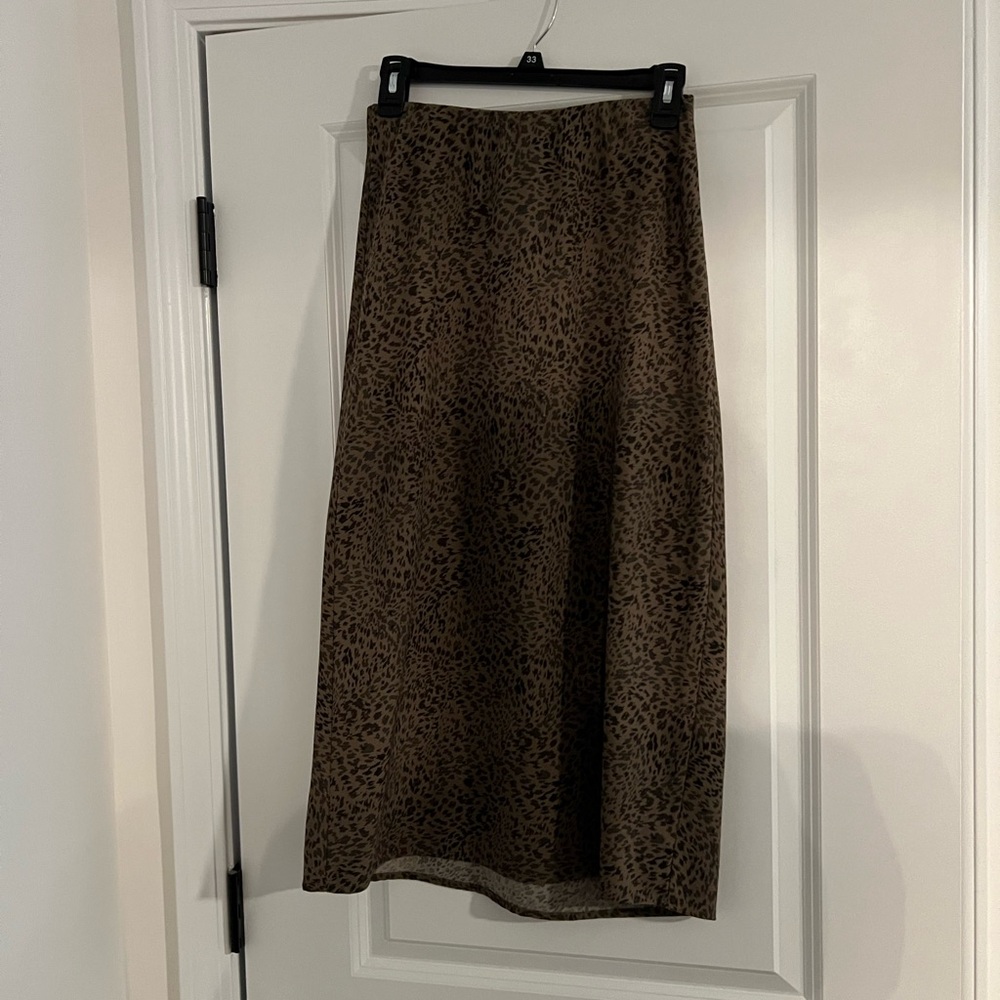 a new day Animal Print Maxi Skirt